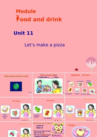 六年级英语上册 Unit 11 Let’s make a pizza课件2 牛津上海版（一起）-牛津上海版小学六年级上册英语课件