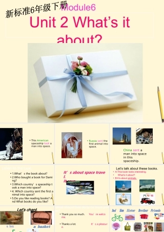 六年级英语下册 Module6 unit2（1）课件 外研版