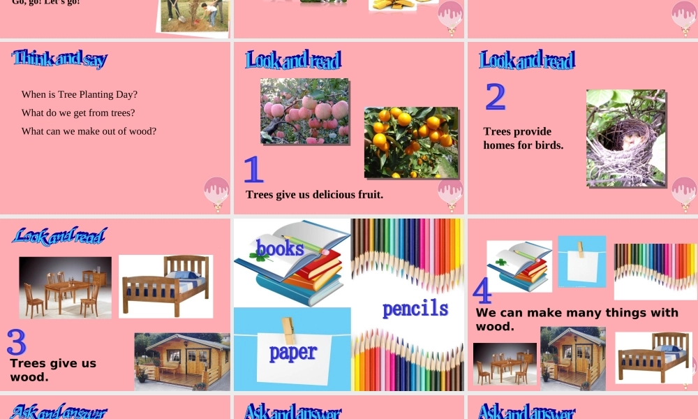 六年级英语上册 Unit 11 Trees课件 牛津上海版-牛津上海版小学六年级上册英语课件