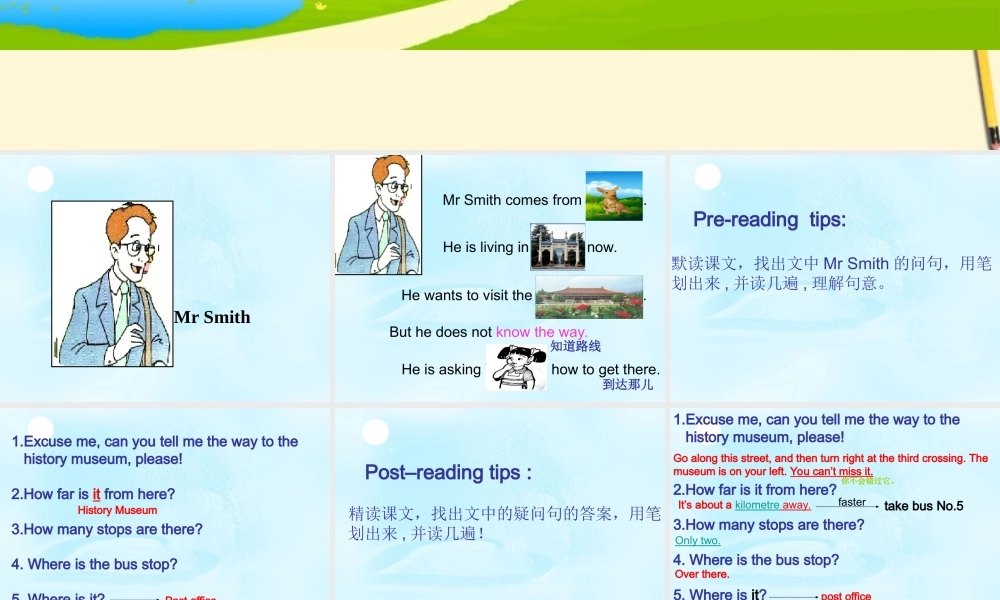 六年级英语下册 Unit 3(13)课件 苏教牛津版