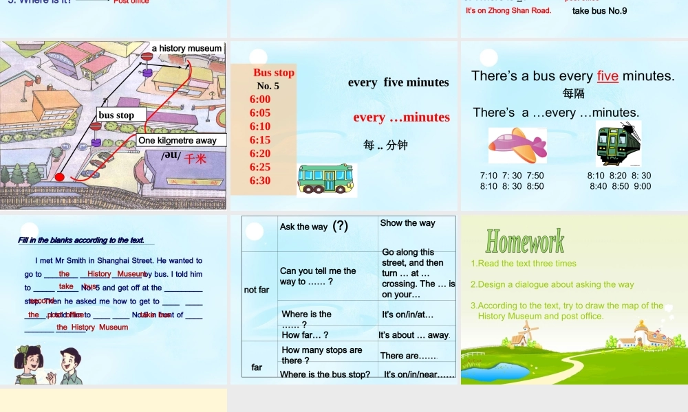 六年级英语下册 Unit 3(13)课件 苏教牛津版