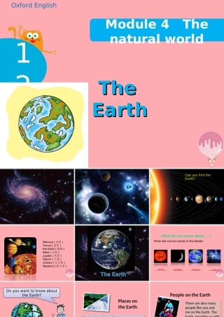 六年级英语上册 Unit 12 The Earth课件 牛津上海版-牛津上海版小学六年级上册英语课件