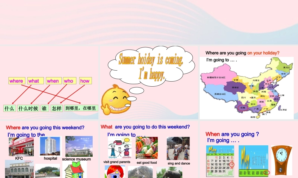 六年级英语下册 Recycle Mike's happy days课件1 人教PEP版-人教PEP小学六年级下册英语课件