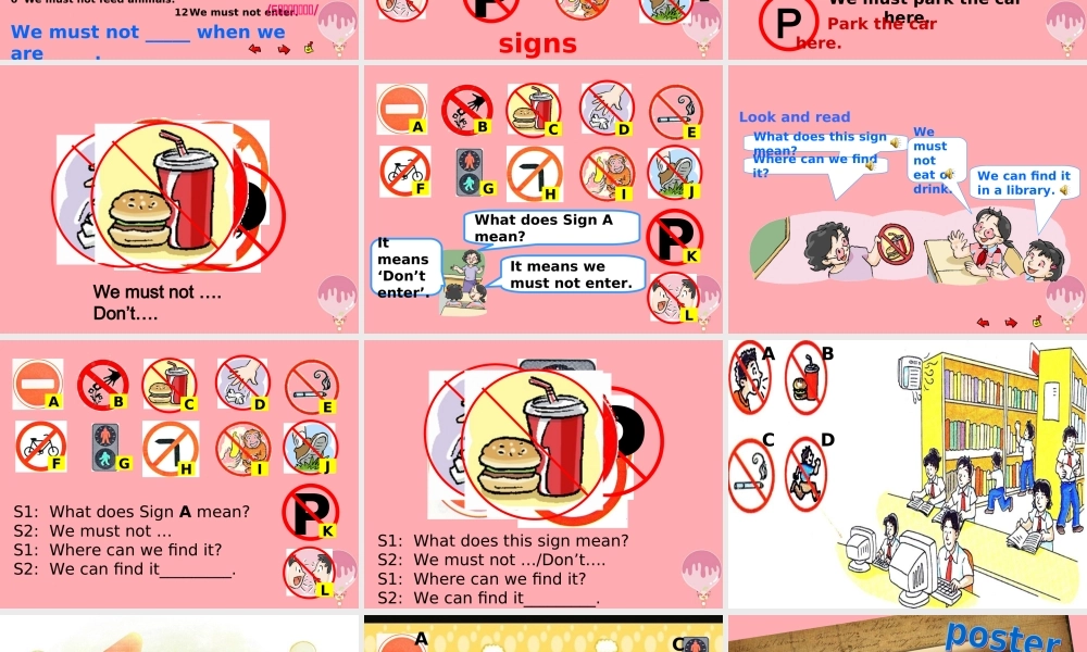 六年级英语上册 Unit 7 Rules round us课件3 牛津上海版（一起）-牛津上海版小学六年级上册英语课件