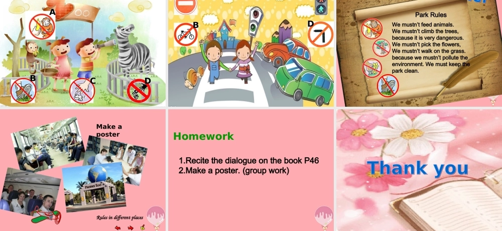 六年级英语上册 Unit 7 Rules round us课件3 牛津上海版（一起）-牛津上海版小学六年级上册英语课件