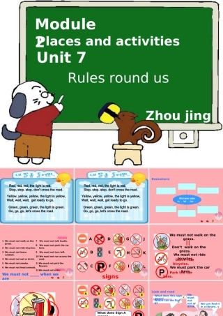 六年级英语上册 Unit 7 Rules round us课件3 牛津上海版（一起）-牛津上海版小学六年级上册英语课件