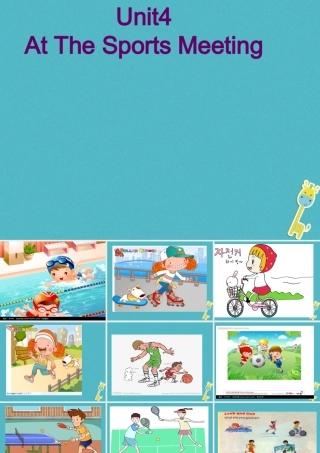 六年级英语下册 Unit 4 At the Sports Meeting课件1 陕旅版-陕旅版小学六年级下册英语课件