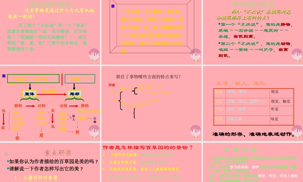 六年级语文上册 第2课 我的百草园课件1 西师大版-西师大版小学六年级上册语文课件