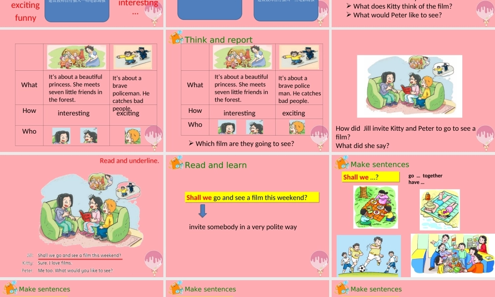 六年级英语上册 Unit 7 Seeing a film课件 牛津上海版-牛津上海版小学六年级上册英语课件