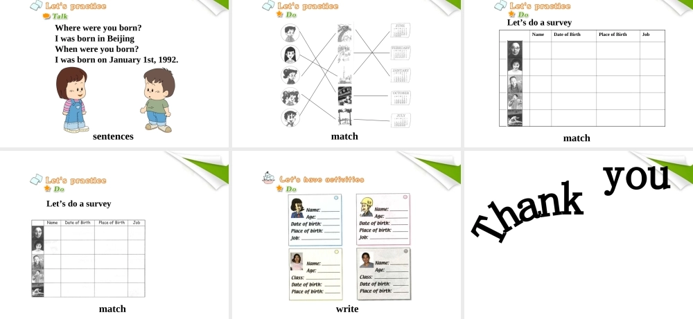 六年级英语下册 Unit 1 (4)课件 人教新版