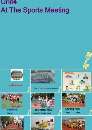 六年级英语下册 Unit 4 At the Sports Meeting课件4 陕旅版-陕旅版小学六年级下册英语课件