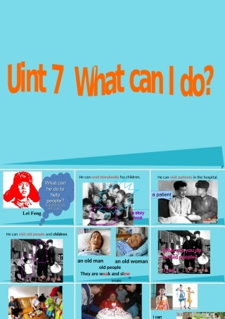 六年级英语上册 Unit 7 What can I do课件 湘少版-湘少版小学六年级上册英语课件