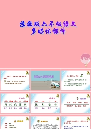 六年级语文上册 第3课 把我的心脏带回祖国课件 苏教版-苏教版小学六年级上册语文课件