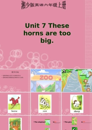 六年级英语上册 Unit 7（1）课件 湘少版