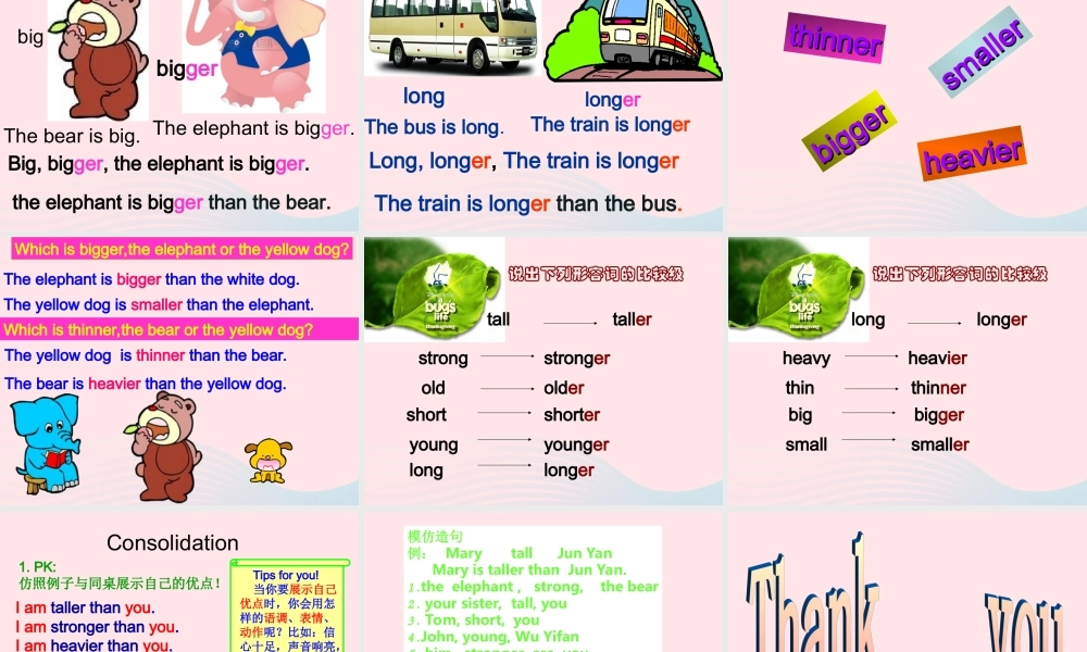 六年级英语下册 Unit 1 How tall are you Part B Lets learn教学课件 人教PEP版-人教PEP小学六年级下册英语课件