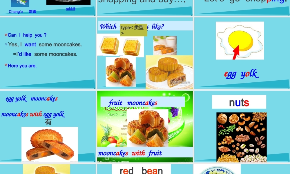 六年级英语上册 Unit 4 The Mid-Autumn Festival is coming..课件4 湘少版-湘少版小学六年级上册英语课件