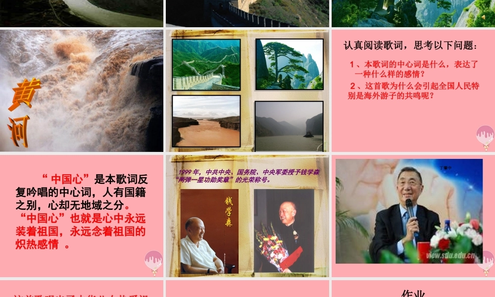 六年级语文上册 第5课 我的中国心课件2 西师大版-西师大版小学六年级上册语文课件