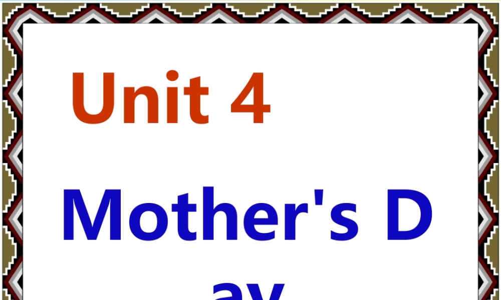 六年级英语下册 Unit 4 Mother’s Day Part B课件2 闽教版（三起）-闽教版小学六年级下册英语课件