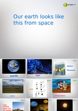 六年级英语下册 Unit 4 Our earth looks like this from space课件（1） 湘少版