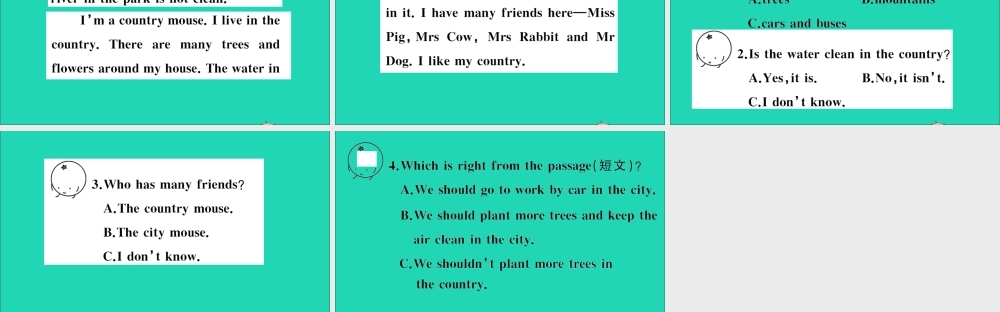 六年级英语上册 Unit 8 We shouldn't waste water作业课件 湘少版-湘少版小学六年级上册英语课件