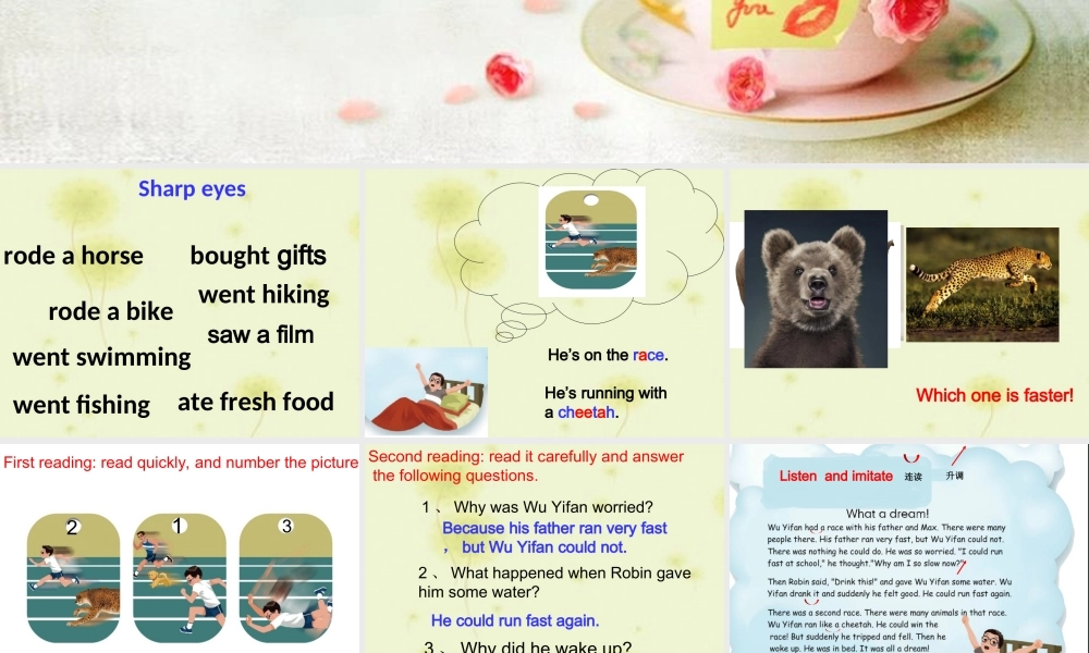 六年级英语下册 Unit 4 Then and now B read and write课件 人教PEP版-人教PEP小学六年级下册英语课件