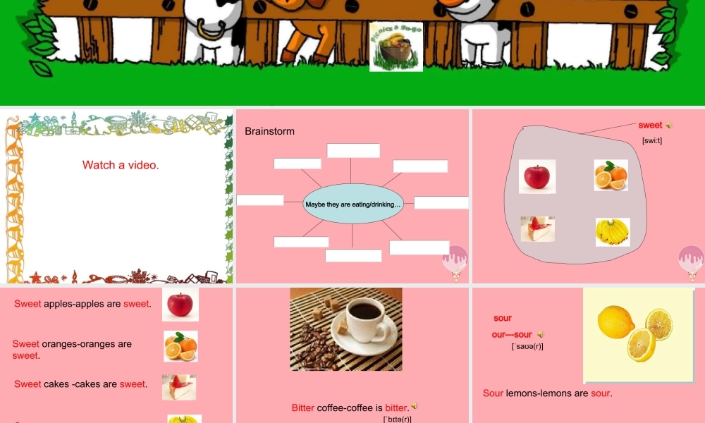 六年级英语上册 Unit 9 Picnics are fun课件2 牛津上海版（一起）-牛津上海版小学六年级上册英语课件