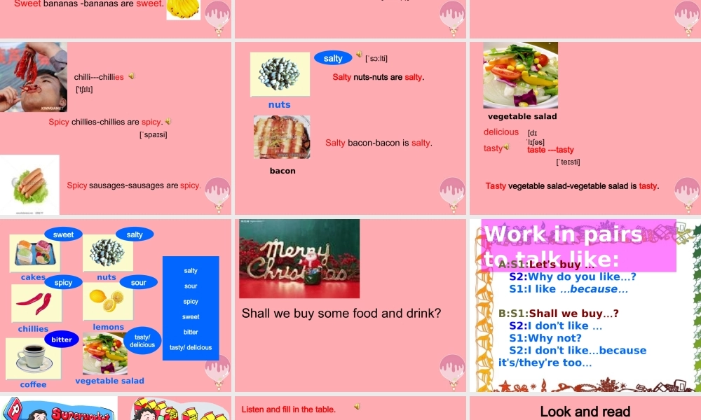 六年级英语上册 Unit 9 Picnics are fun课件2 牛津上海版（一起）-牛津上海版小学六年级上册英语课件