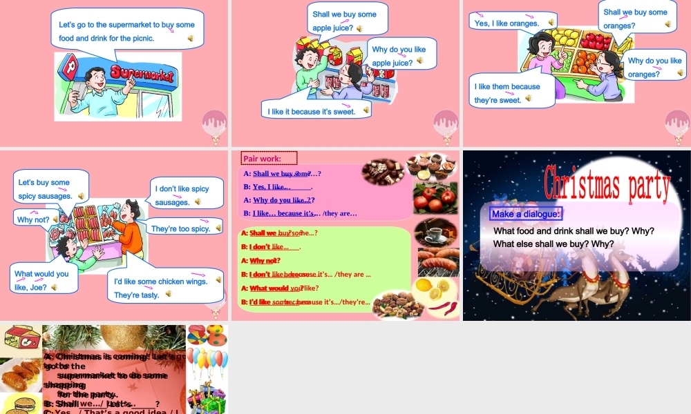 六年级英语上册 Unit 9 Picnics are fun课件3 牛津上海版（一起）-牛津上海版小学六年级上册英语课件