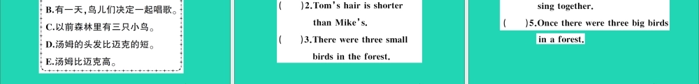 六年级英语上册 Unit 9 This bird is bigger than the first one作业课件 湘少版-湘少版小学六年级上册英语课件