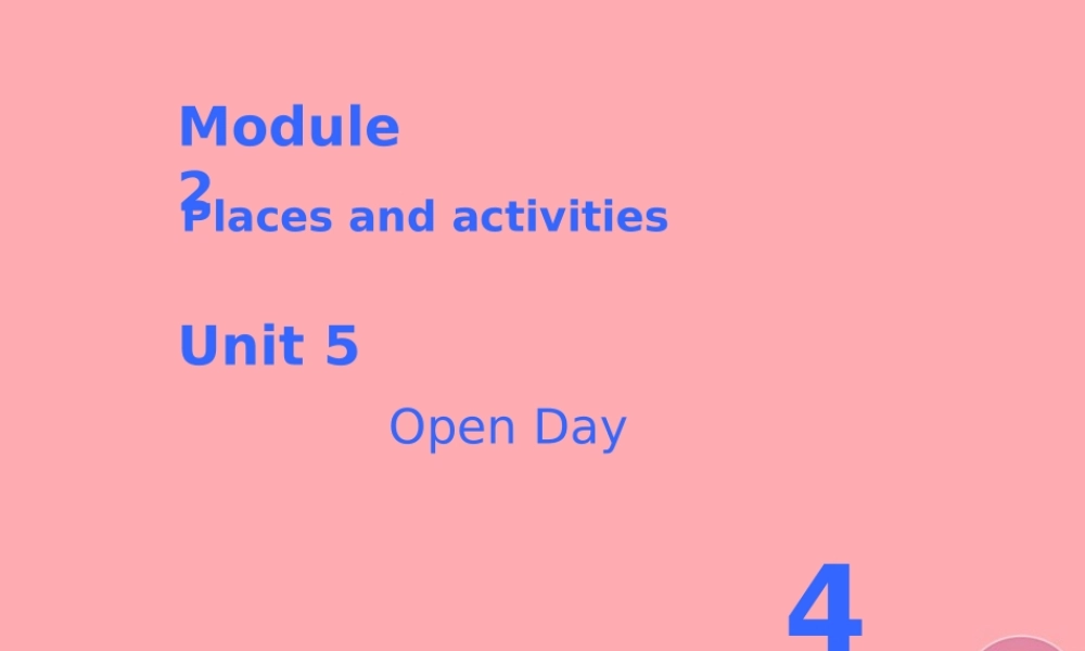 六年级英语上册 Unit 5 Open Day课件2 牛津上海版（一起）-牛津上海版小学六年级上册英语课件