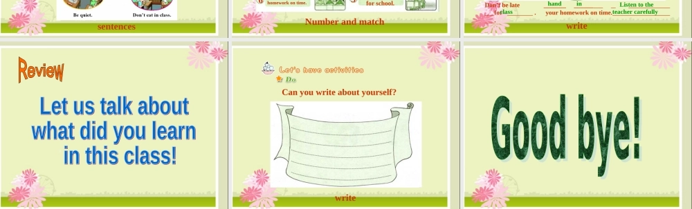 六年级英语上册 unit1（2）课件 人教新版