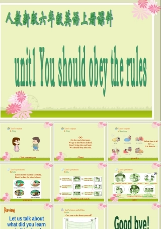 六年级英语上册 unit1（2）课件 人教新版