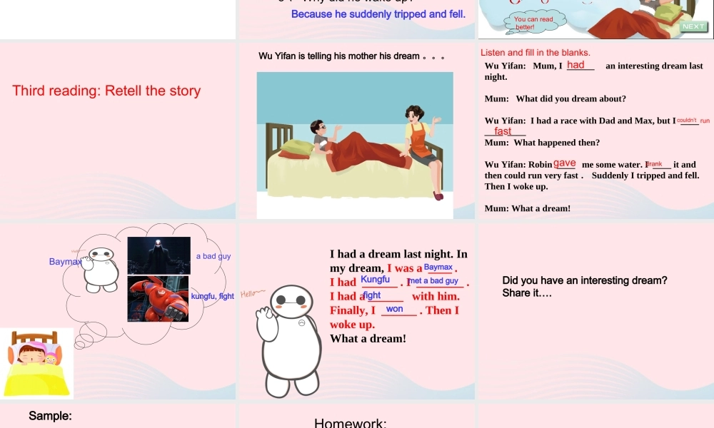 六年级英语下册 Unit 4 Then and now Part B read and write教学课件1 人教PEP版-人教PEP小学六年级下册英语课件