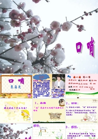 六年级语文上册 第7课《口哨》课件2 沪教版-沪教版小学六年级上册语文课件