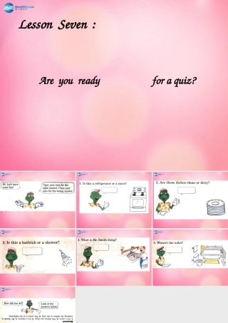 六年级英语下册 Unit 1 Lesson7 Are you ready for a quiz课件 冀教版（三起）-冀教版小学六年级下册英语课件