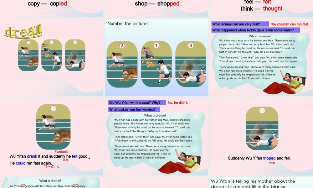 六年级英语下册 Unit 4 Then and now Part B read and write教学课件2 人教PEP版-人教PEP小学六年级下册英语课件