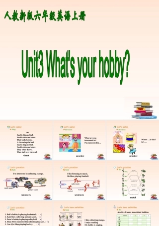 六年级英语上册 unit3(2)课件 人教新版