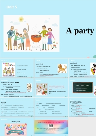 六年级英语下册 Unit 5 A party（第2课时）课件 牛津版-牛津版小学六年级下册英语课件