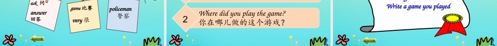 六年级英语下册 Unit 1 Sports Lesson 5 A Basketball Game课件 冀教版（三起）-冀教版小学六年级下册英语课件