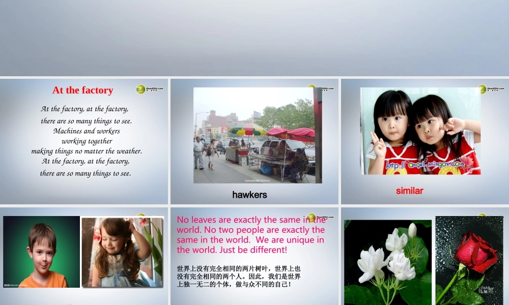 六年级英语下册 Unit 5 There are more shops in Picture One课件（1） 湘少版