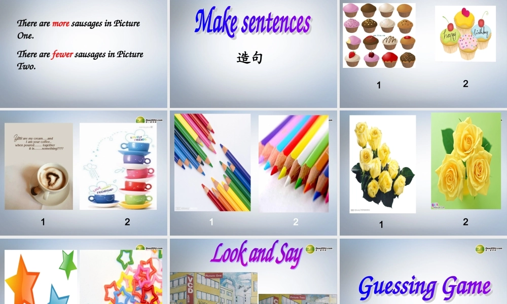 六年级英语下册 Unit 5 There are more shops in Picture One课件（1） 湘少版