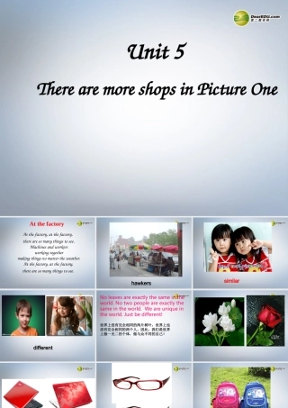 六年级英语下册 Unit 5 There are more shops in Picture One课件（1） 湘少版