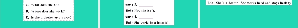 六年级英语上册 专项提升练（句子与情景交际）作业课件 人教PEP-人教PEP小学六年级上册英语课件