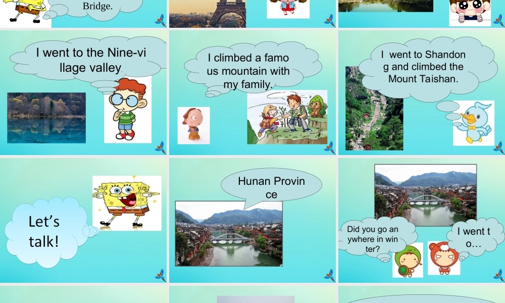 六年级英语下册 Unit 1 Winter Activities Part A课件2 闽教版（三起）-闽教版小学六年级下册英语课件