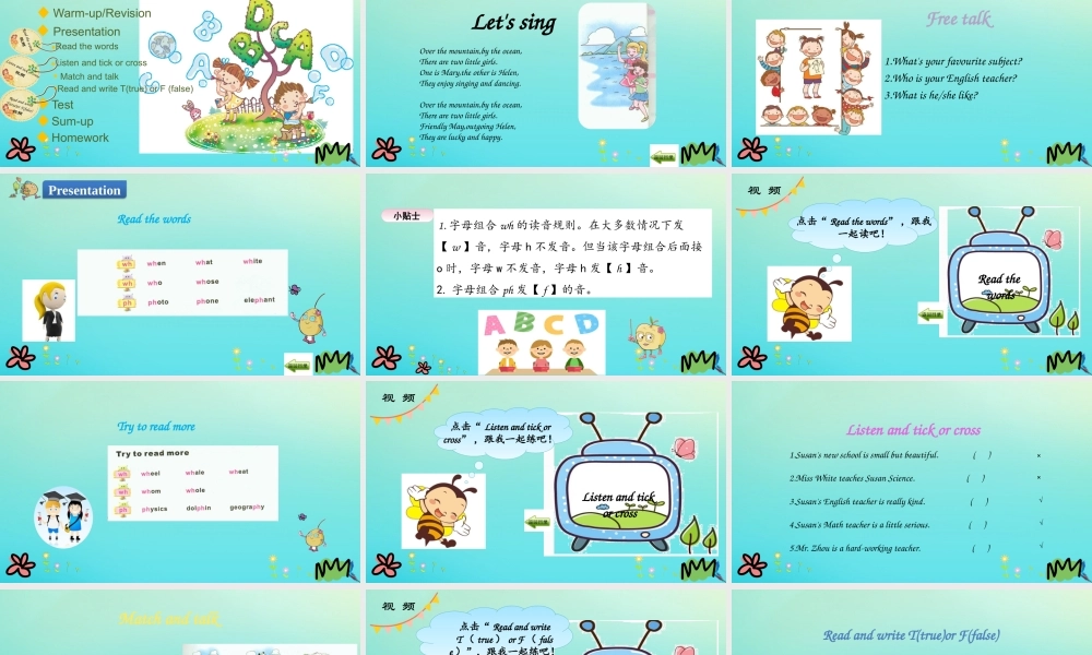 六年级英语下册 Unit 5 What Is He Like（第4课时）课件 陕旅版（三起）-陕旅版小学六年级下册英语课件