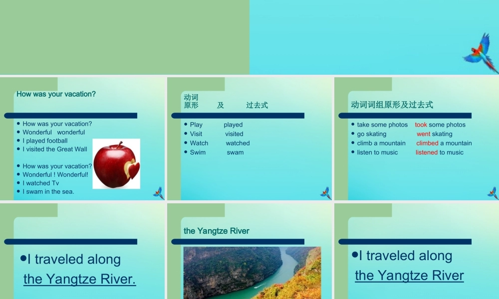 六年级英语下册 Unit 1 Winter Activities Part A课件3 闽教版（三起）-闽教版小学六年级下册英语课件