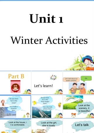 六年级英语下册 Unit 1 Winter Activities Part B课件2 闽教版（三起）-闽教版小学六年级下册英语课件