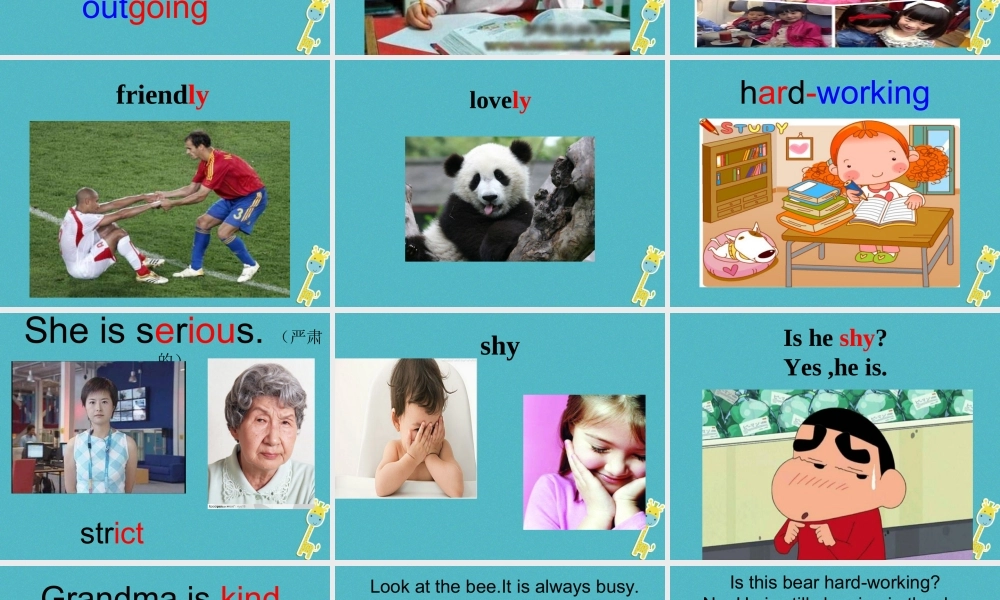 六年级英语下册 Unit 5 What Is he like课件2 陕旅版-陕旅版小学六年级下册英语课件