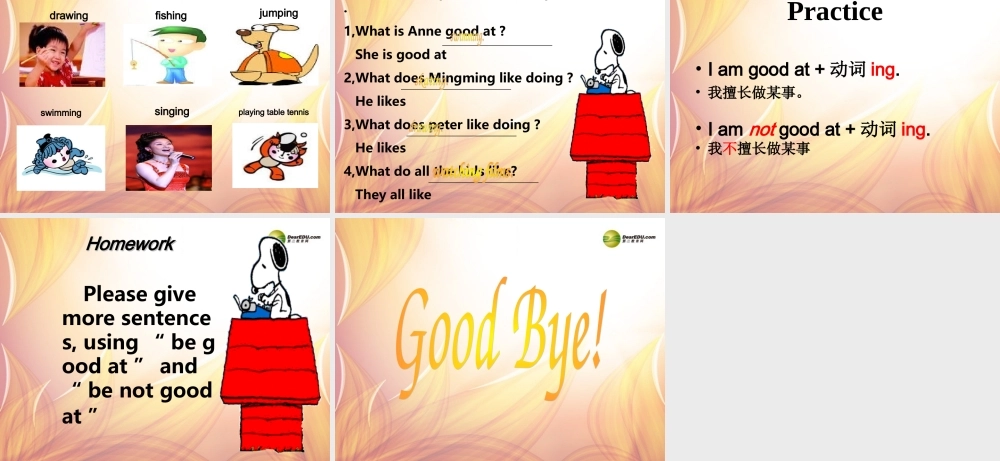 六年级英语下册 Unit 1 You are good at drawing,Peter课件（2） 湘少版