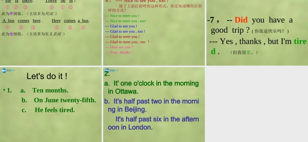 六年级英语上册《Lesson 1 At the Airport》课件2 冀教版